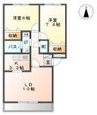 サン・ガーデンAの間取図