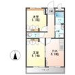 サンプレイスKの間取図