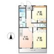 サンプレイスKの間取図