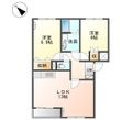 エバーハイツＹＡＳＵＤＡⅢの間取図