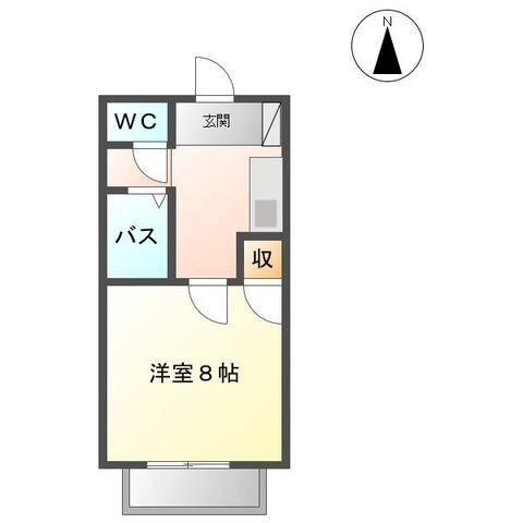 拡大写真:ローレルY&K 1階103の間取り
