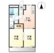 リバーパレスイワタの間取図
