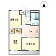 メゾンドソレイユⅡの間取図