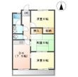 シャトーカナデの間取図