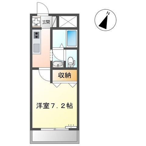 拡大写真:グランドパレス宮西 1階102の間取り
