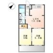 写真:グランシャリオ 2階00203の間取図