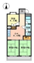 レスカール千代田の間取図