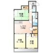 弁天ハイツの間取図