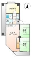 レスポアール豊岡の間取図