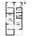 中根ハイツの間取図