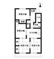 グランデール鶴田の間取図