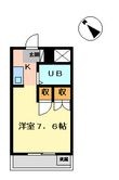 シャルム大堀の間取図