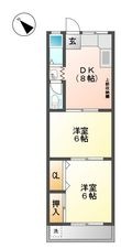 藤栄ハイツの間取図