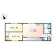 スクエア緑の間取図
