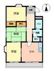 カーサ東田面の間取図