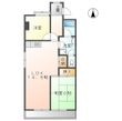 OS・SKYマンション植南の間取図