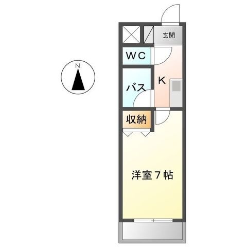 拡大写真:名古屋市天白区池見2丁目 3階3Gの間取り