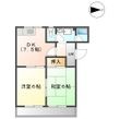 岩滑ハイツの間取図
