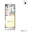 エスポアハイムの間取図