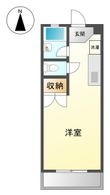 シティハイツSAKAEの間取図