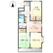レジアスハイム遼仙Ⅱの間取図