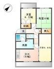 ハイツ弥風の間取図