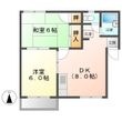 写真：ハイツ後藤Ｂ 2階201の間取図