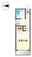 コーポパーシモンの間取図