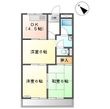 エルシャトー鴻之台の間取図