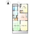 フローラルコートⅡ番館の間取図