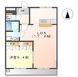 ステイブル円座Ⅱの間取図