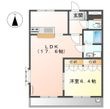 ステイブル円座Ⅱの間取図
