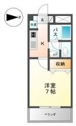 ラピス メドゥ-の間取図