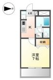 ラピス メドゥ-の間取図