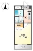 グリーンパレスⅢの間取図