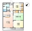 フォレストハイムＤの間取図
