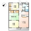 フォレストハイムＤの間取図