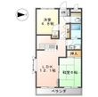 フォレストハイムＤⅡ番館の間取図