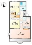 ビアンエトワールBの間取図