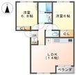 アムール・ハイツⅠの間取図