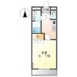 リバティヒルズ吉田Ⅴの間取図