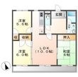 エスポア桑名Ⅱの間取図