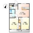 Blue Cosmo・Fの間取図
