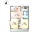 レジデンス和気 A棟の間取図