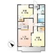 アイミーハイムの間取図