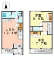 ハイブランチⅡ番館の間取図