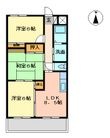 合志市幾久富の間取図