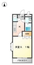 Cent　Eclat　Une（サン　エクラ　アン）の間取図