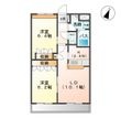 アーバンコートＴ．Ａ棟の間取図