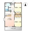 サニーコーポ西　Ａ棟の間取図